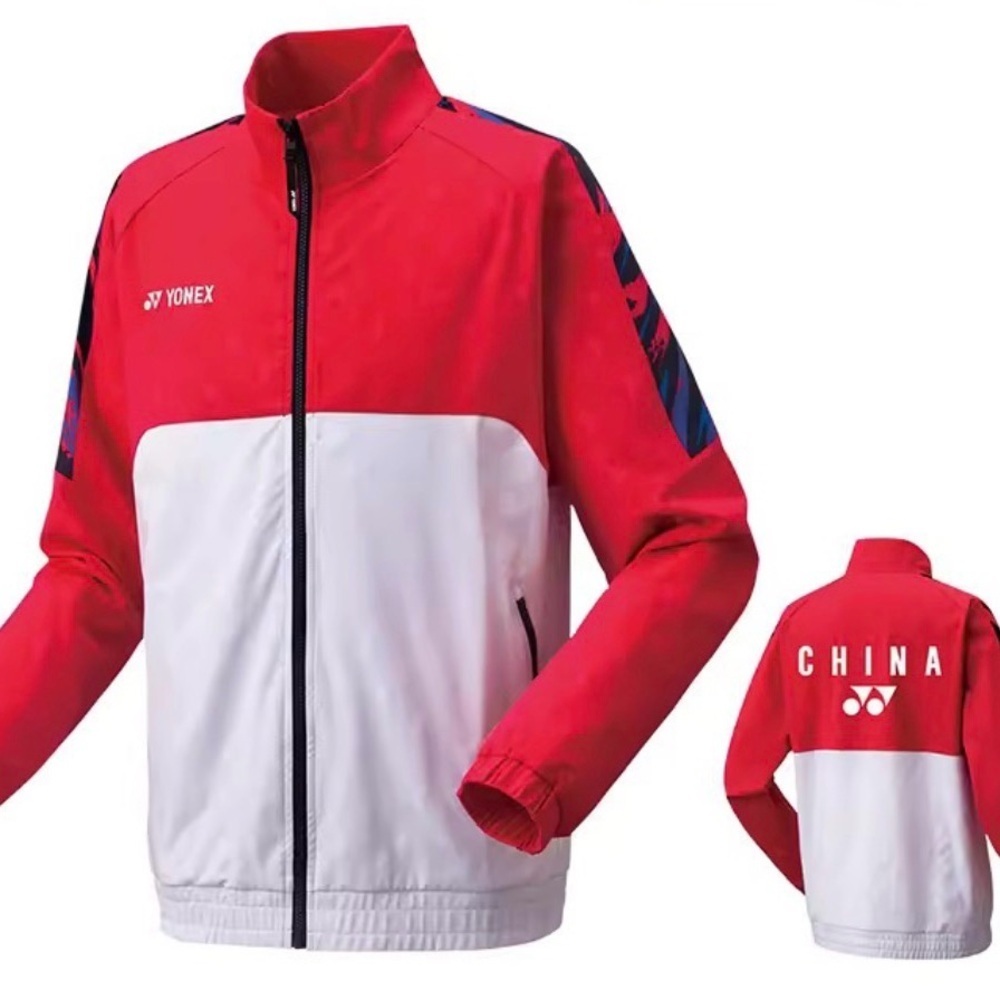 ✨Host pick✨Yonex Unisex Red and White Jacket
